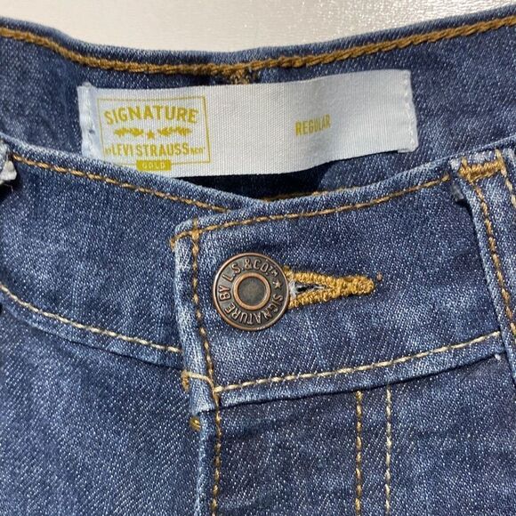 Levi's Men's Blue Signature Gold Cotton Regular Straight Leg Jeans Size 34x32 - Picture 4 of 10